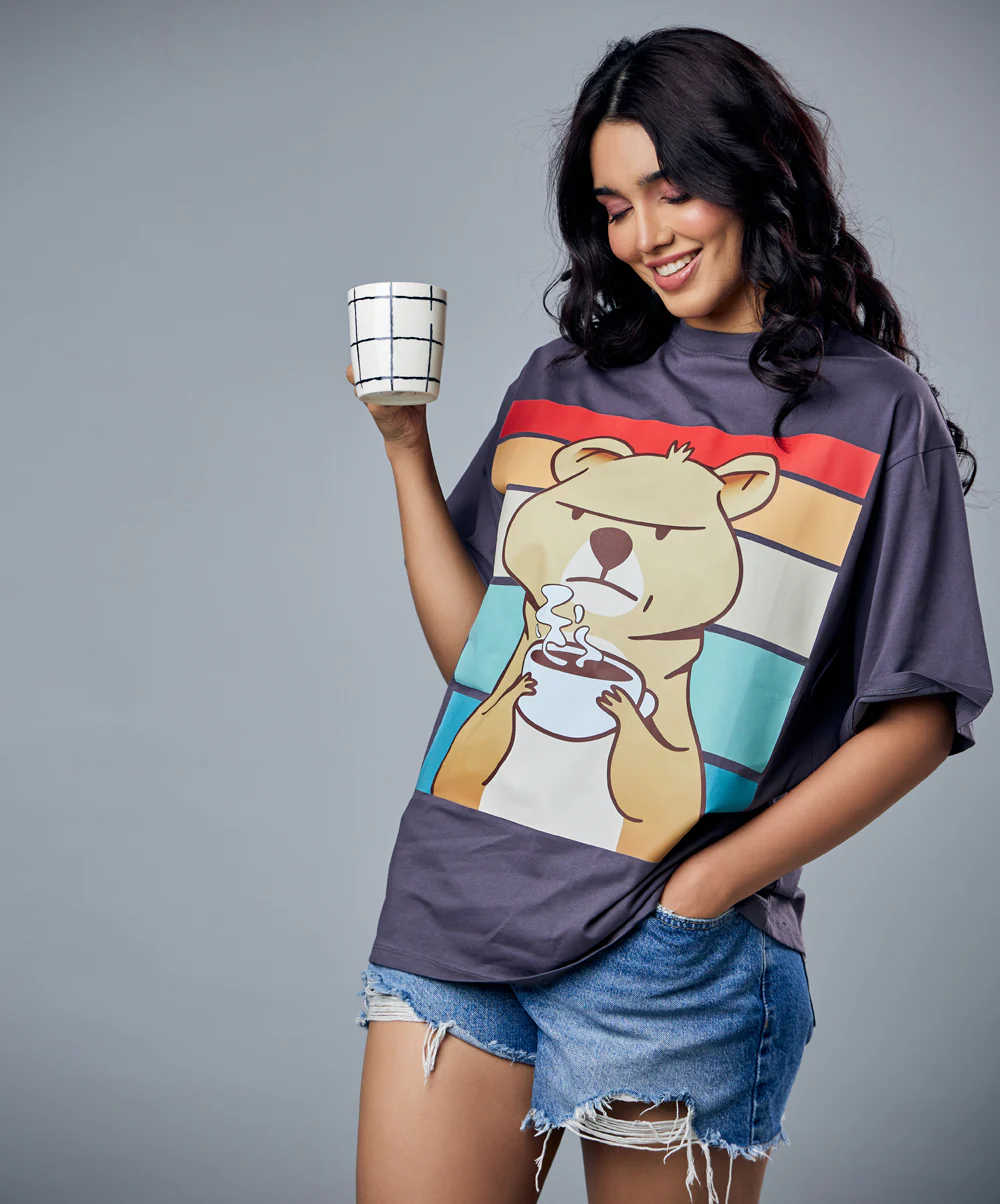 Angry Bear Printed Shirt - Image 5