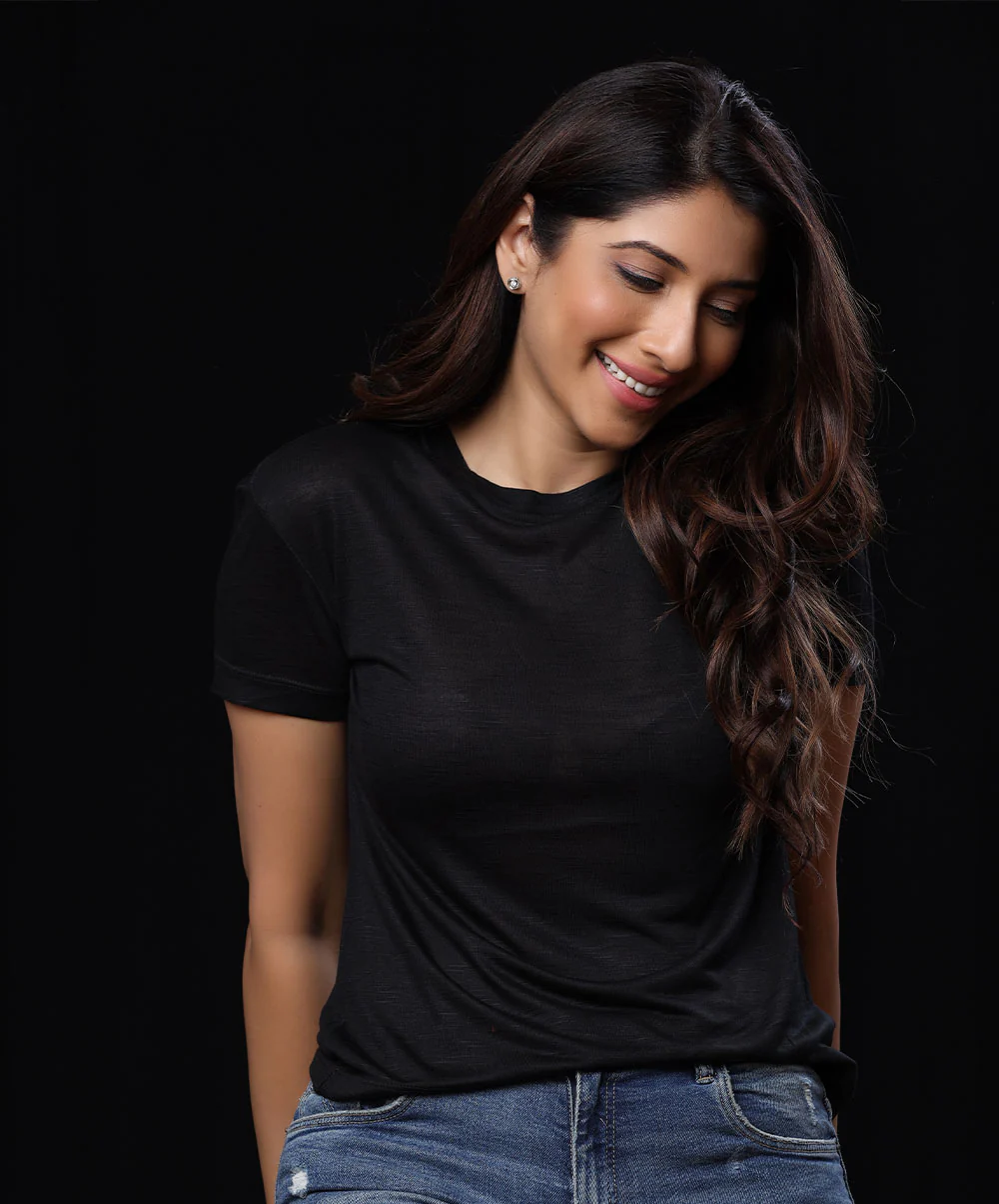 Basic Crew Neck Black T-Shirt