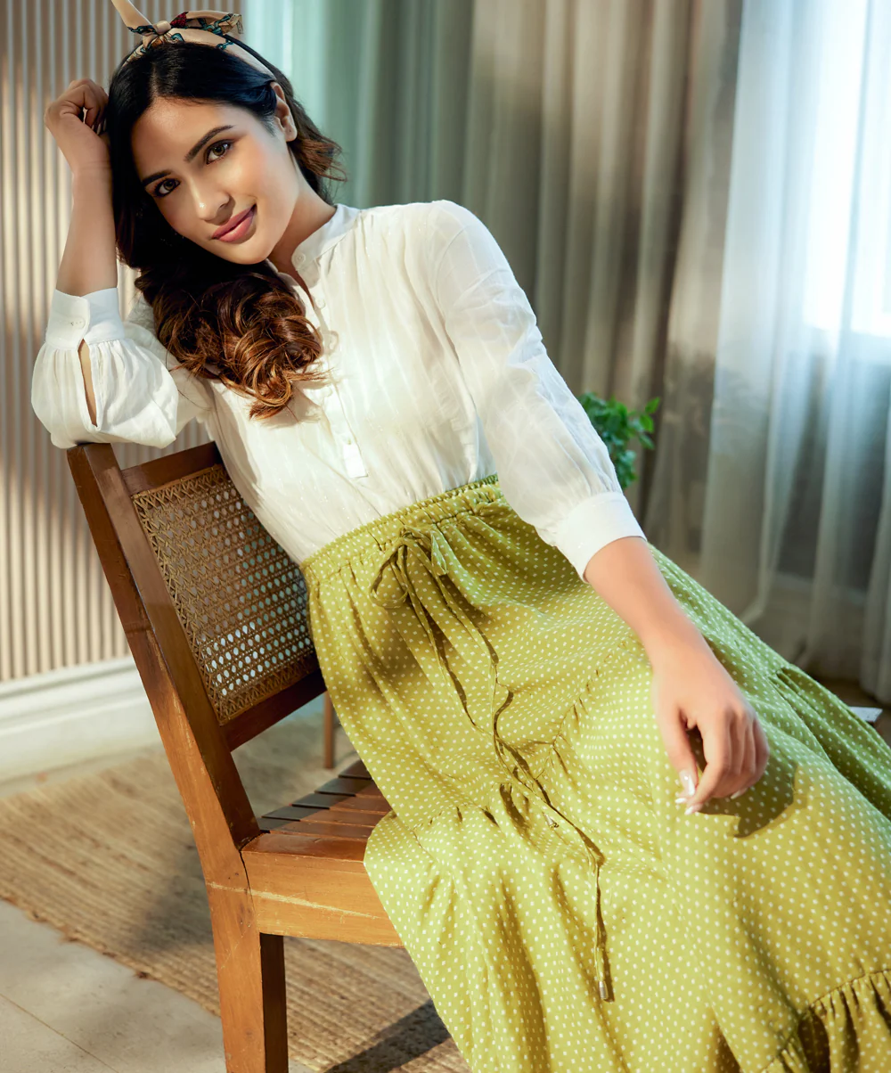 Beach Cotton Maxi Skirt - Image 5