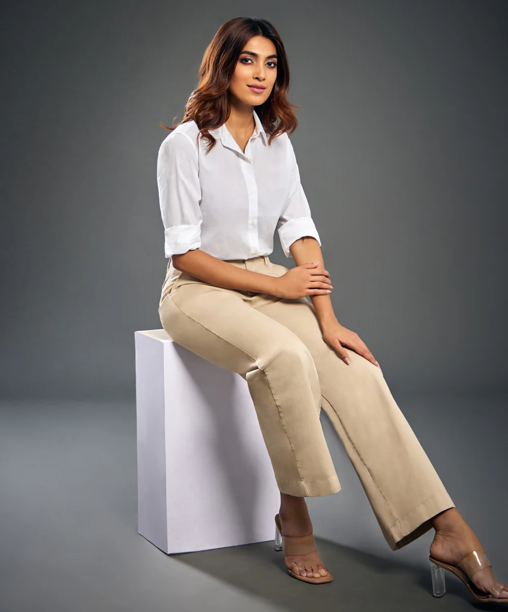 Beige Twill Formal Pant - Image 5