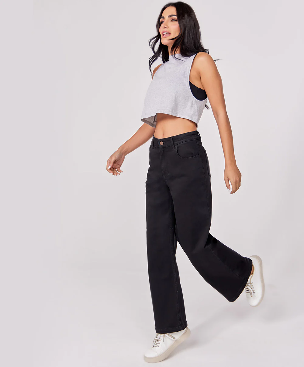 Black Denim Pant - Image 2