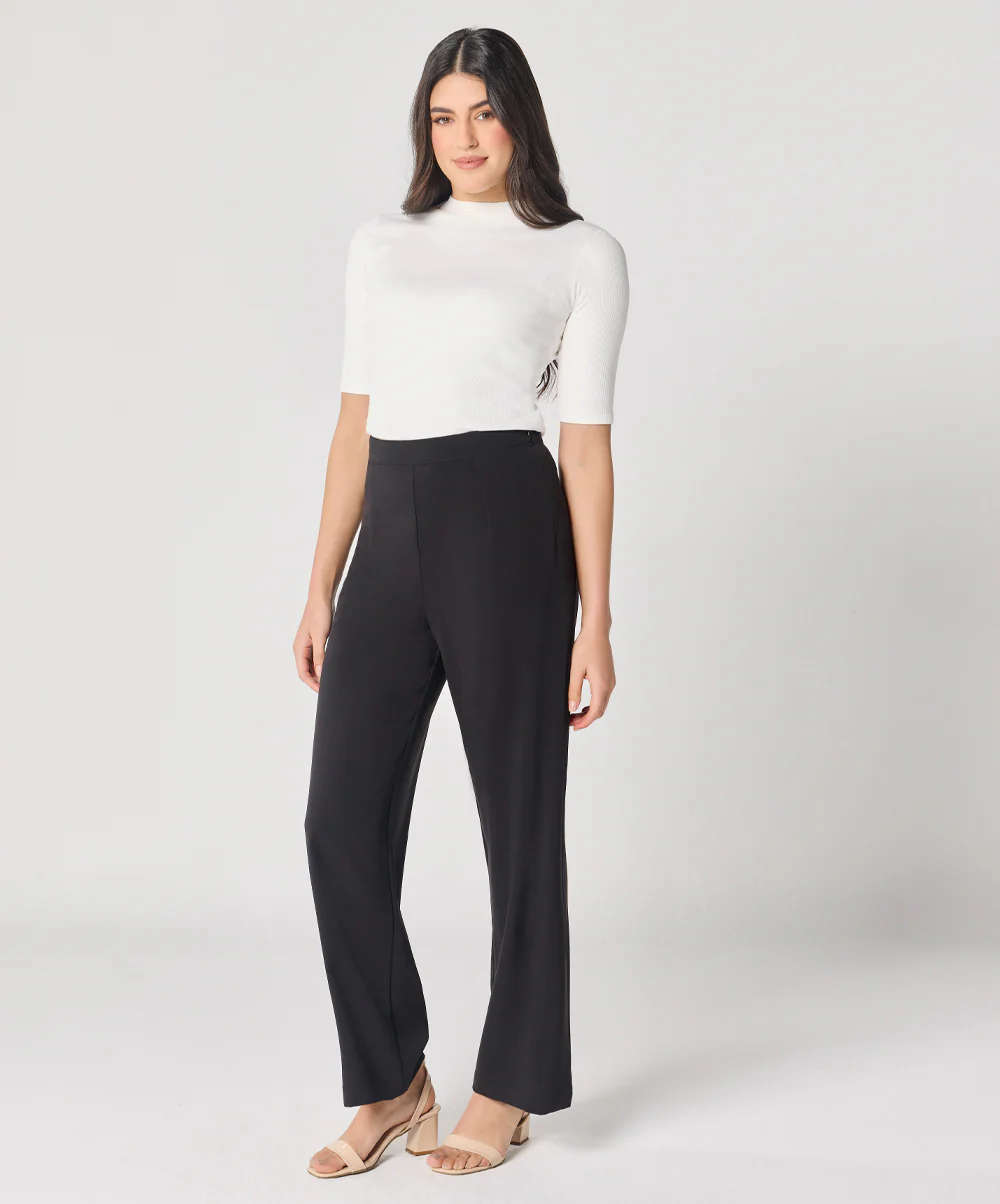 Black Flared Formal Pant - Image 4