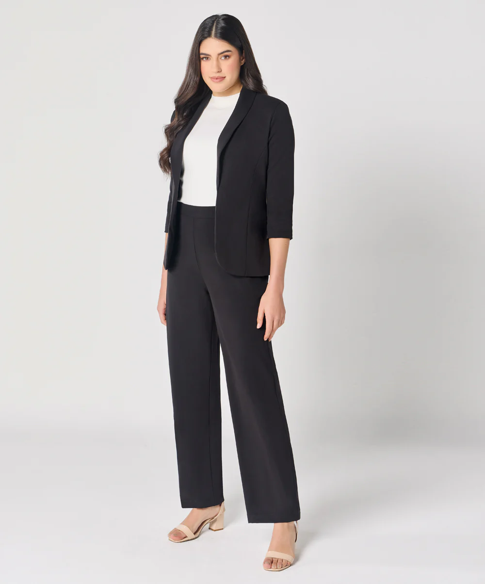 Black Flared Formal Pant - Image 8