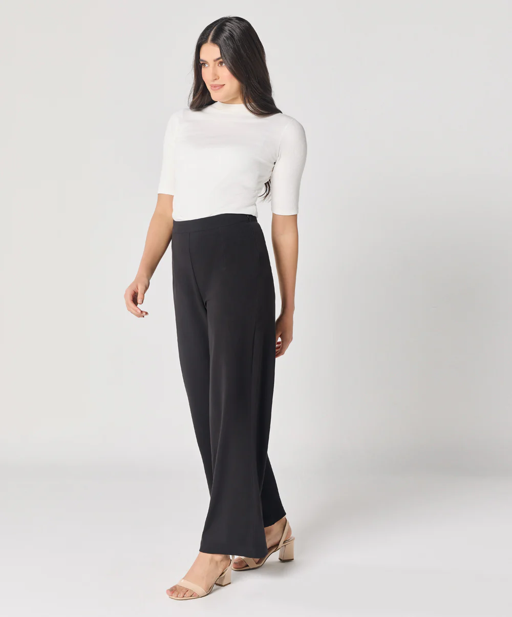 Black Flared Formal Trouser - Image 4