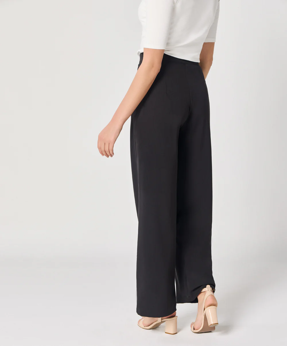 Black Flared Formal Trouser - Image 7