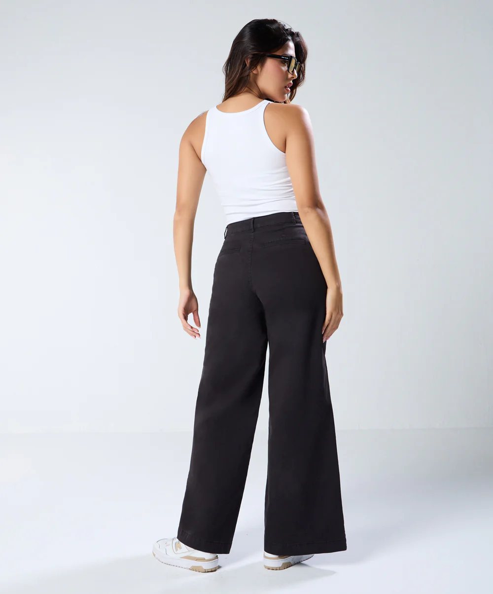 Black Pleated Pant (Short length) - Image 6