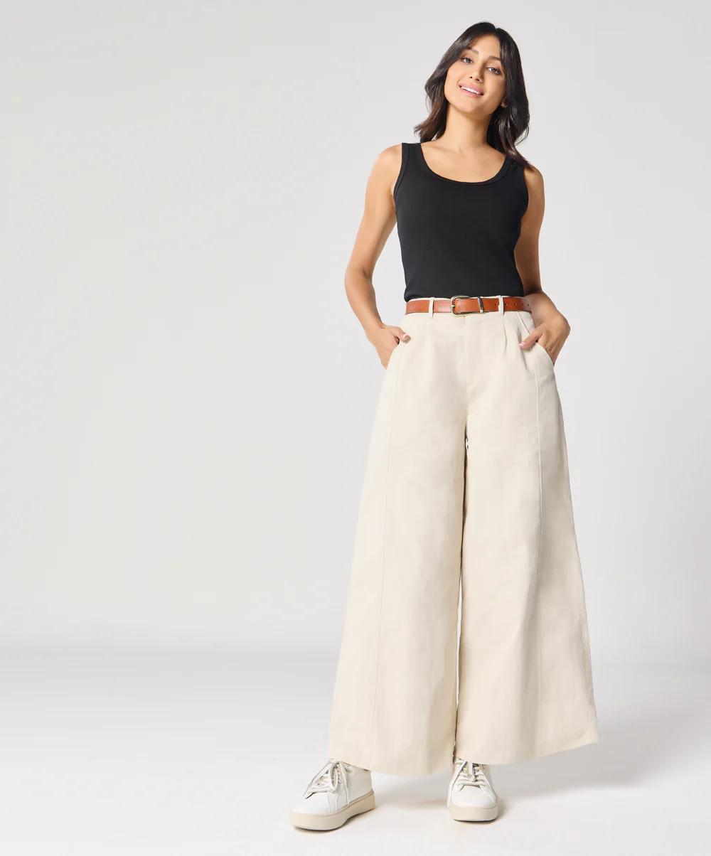 Black Rib Cami Top - Image 4