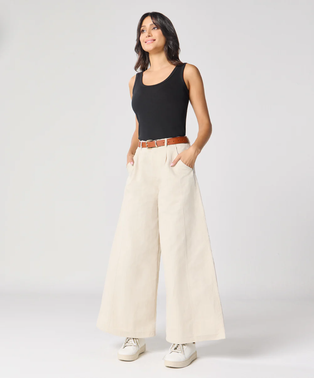 Black Rib Cami Top - Image 5
