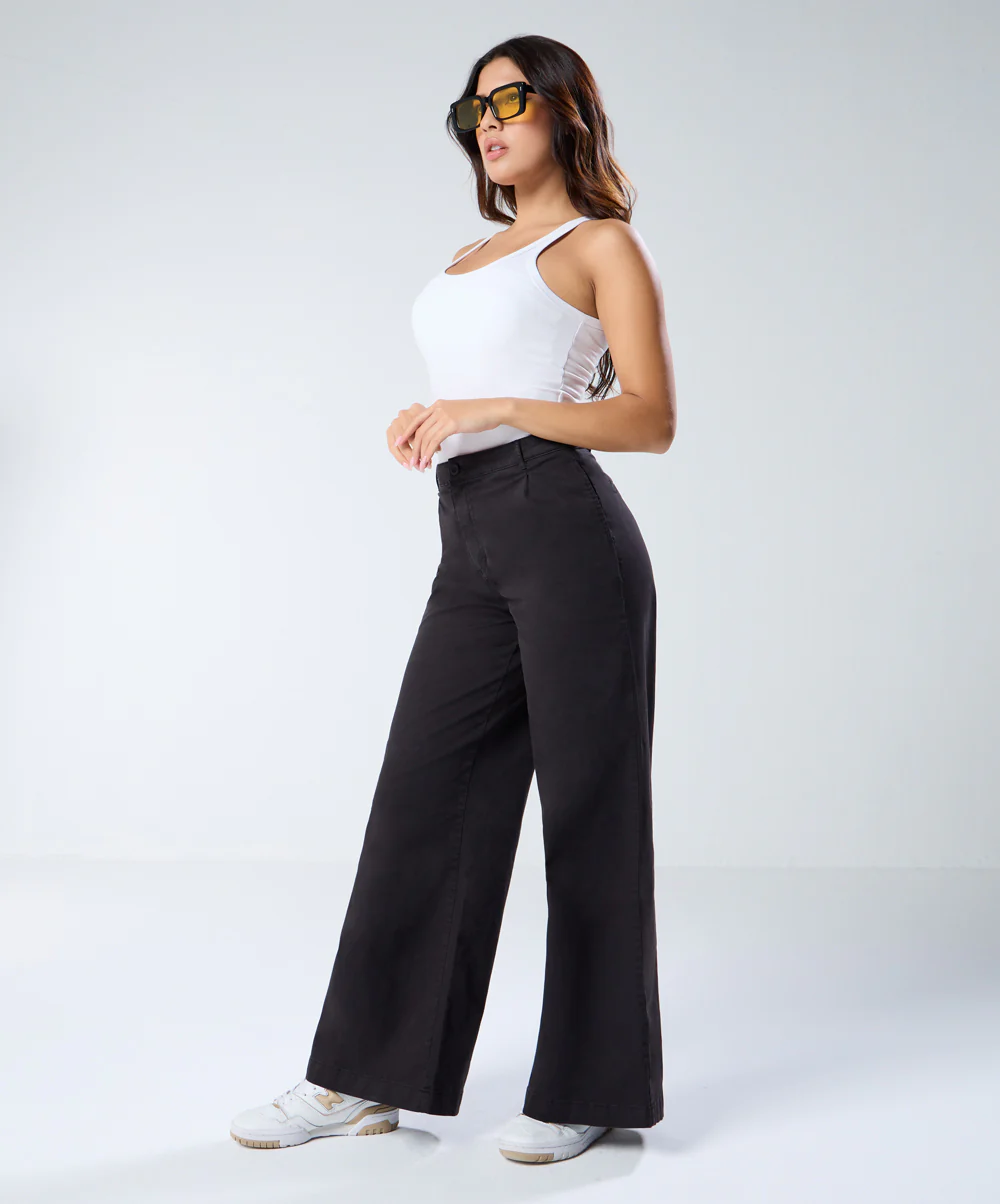 Black Twill Pant (Long length) - Image 3