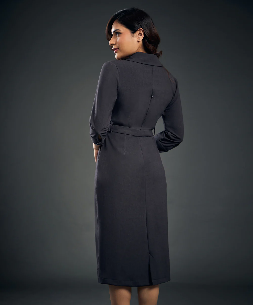 Blazer Indpired Midi Dress - Image 4