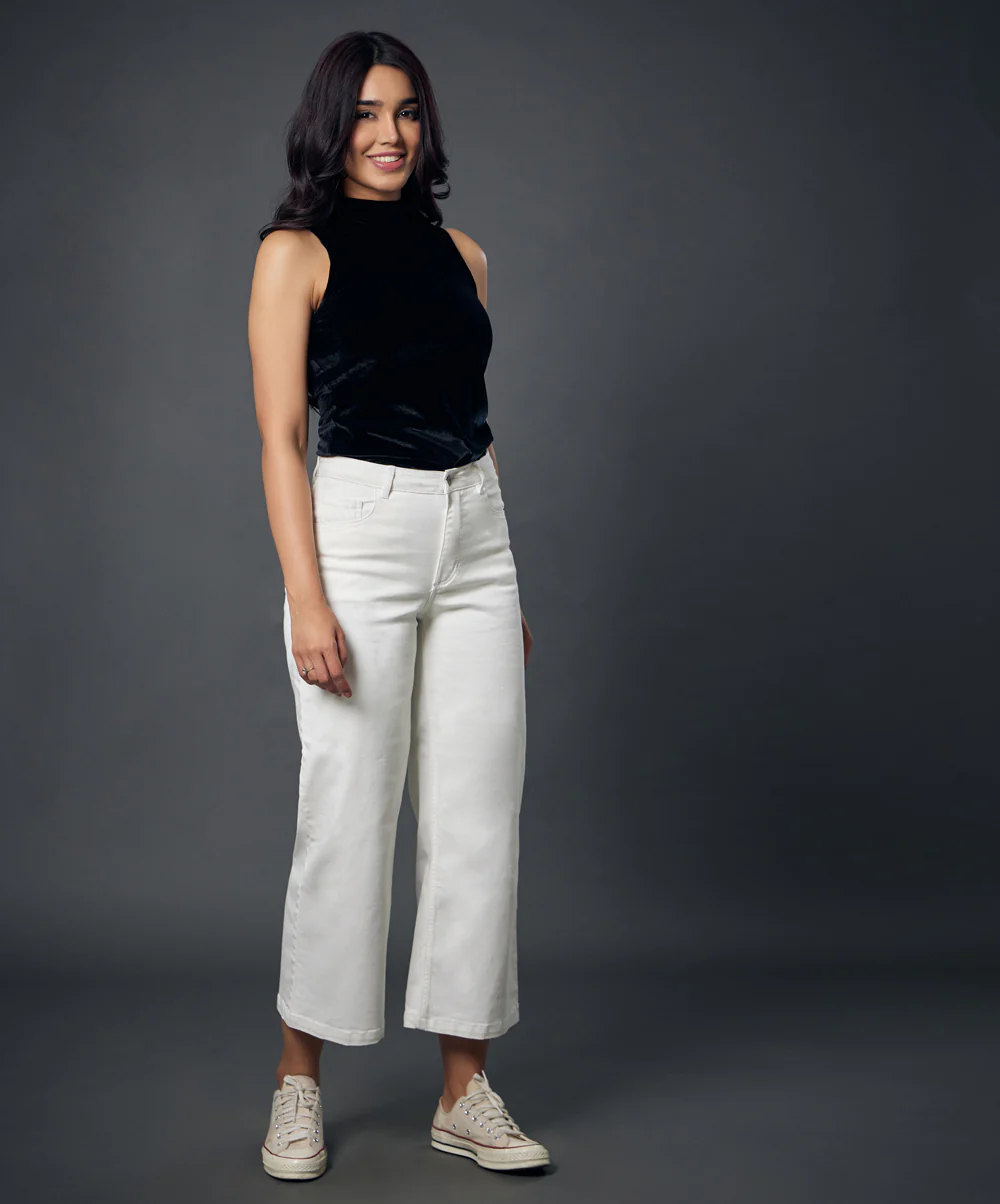 Crop Length White Jean - Image 3