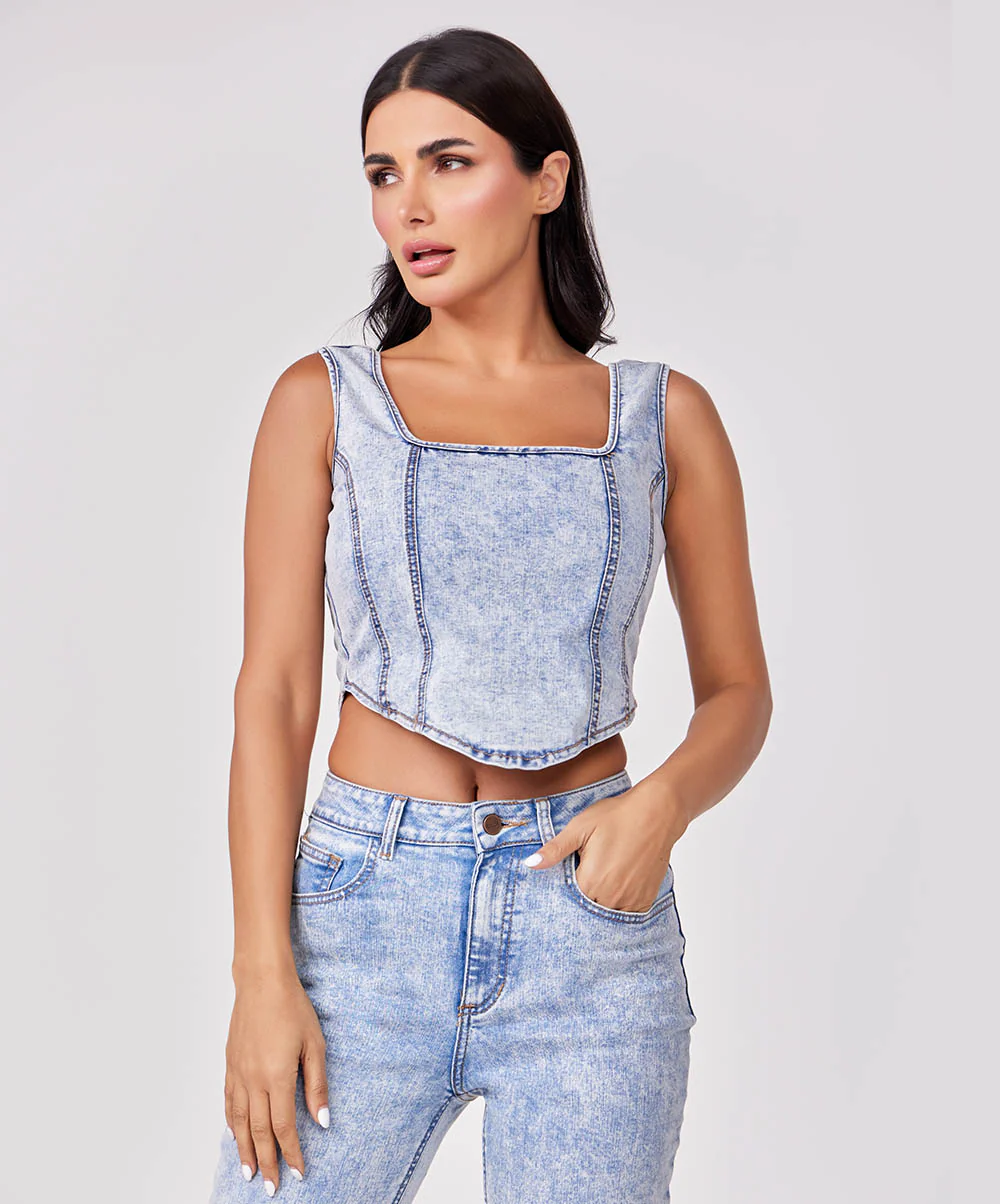 Denim Top