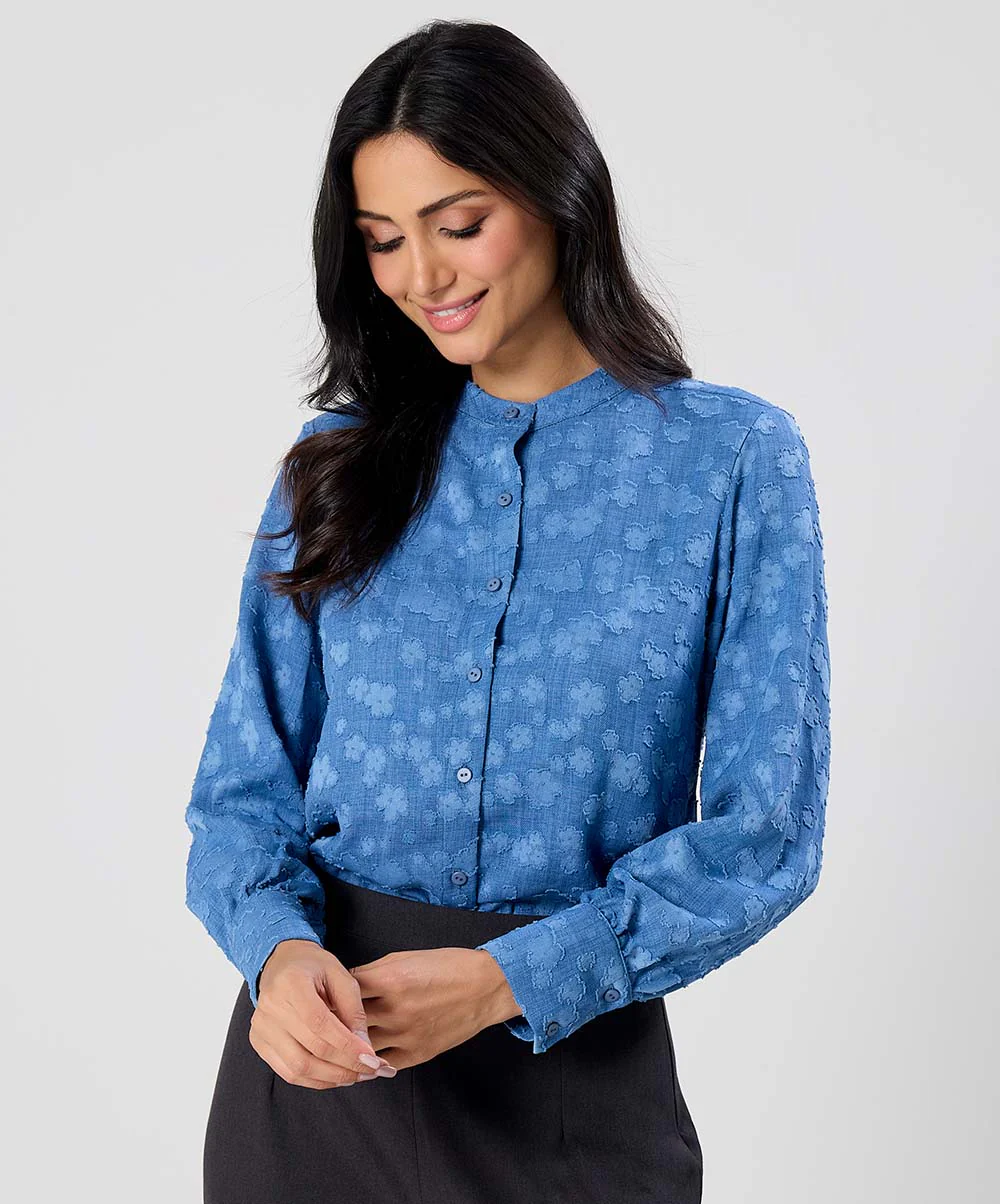 Detailed Long Sleeve Top