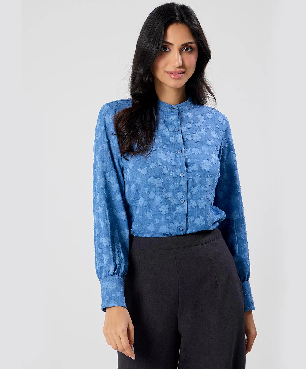 Detailed Long Sleeve Top - Image 3