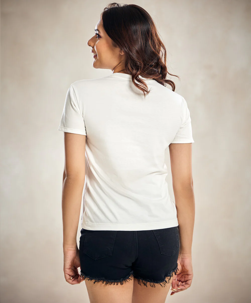 Distress Colour Set Crew Neck Tshirt - Image 3