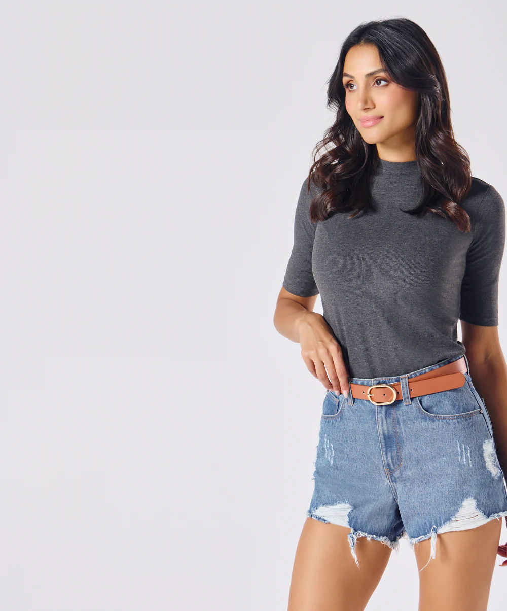 Distress Denim Short - Image 2