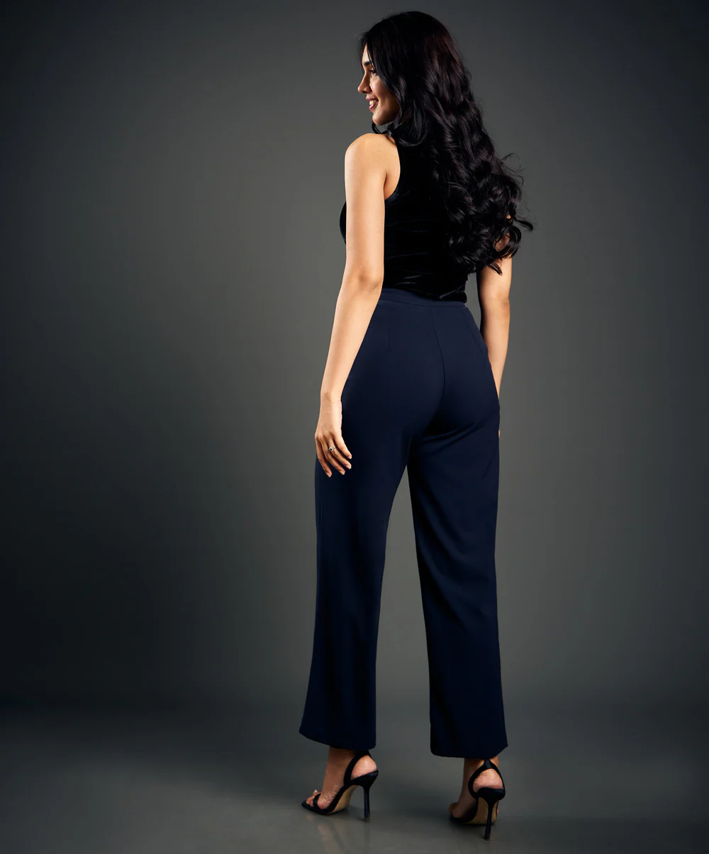 Flared Out Formal Blue Pant - Image 5