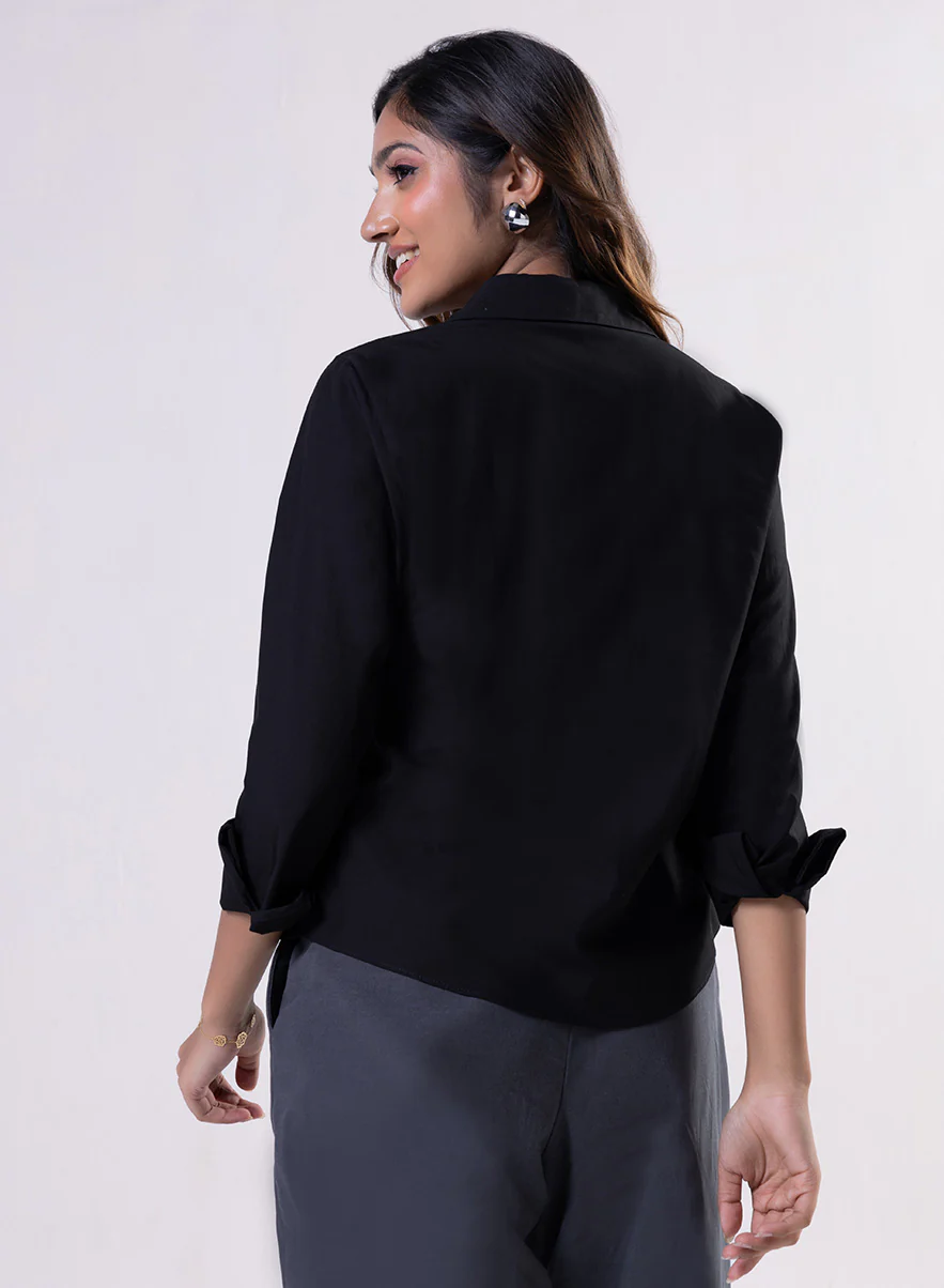 Floral Embroidered Shirt Top - Image 4