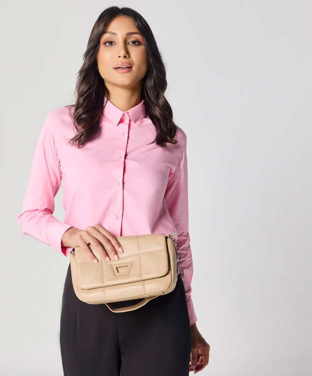 Formal Cotton Baby Pink Shirt - Image 5