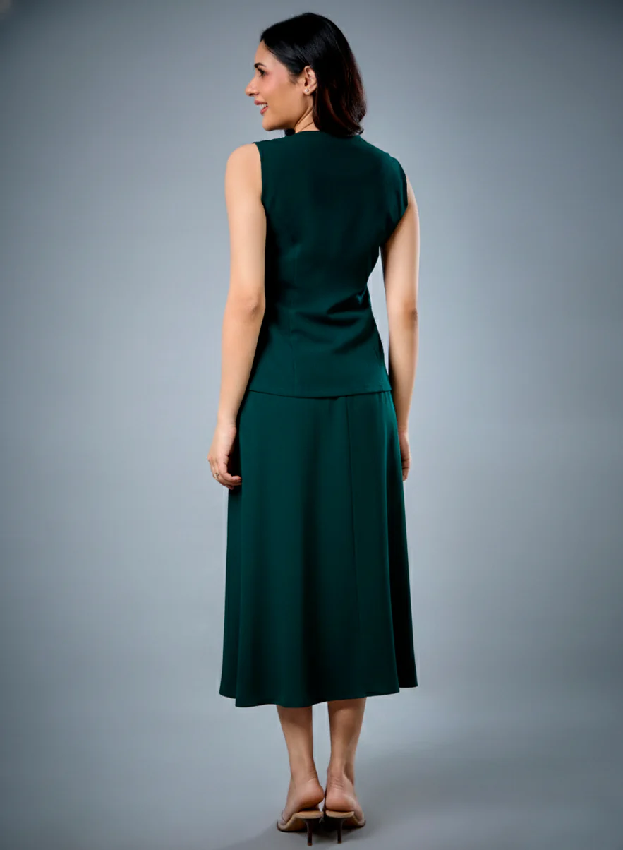 Formal Green Skirt - Image 5