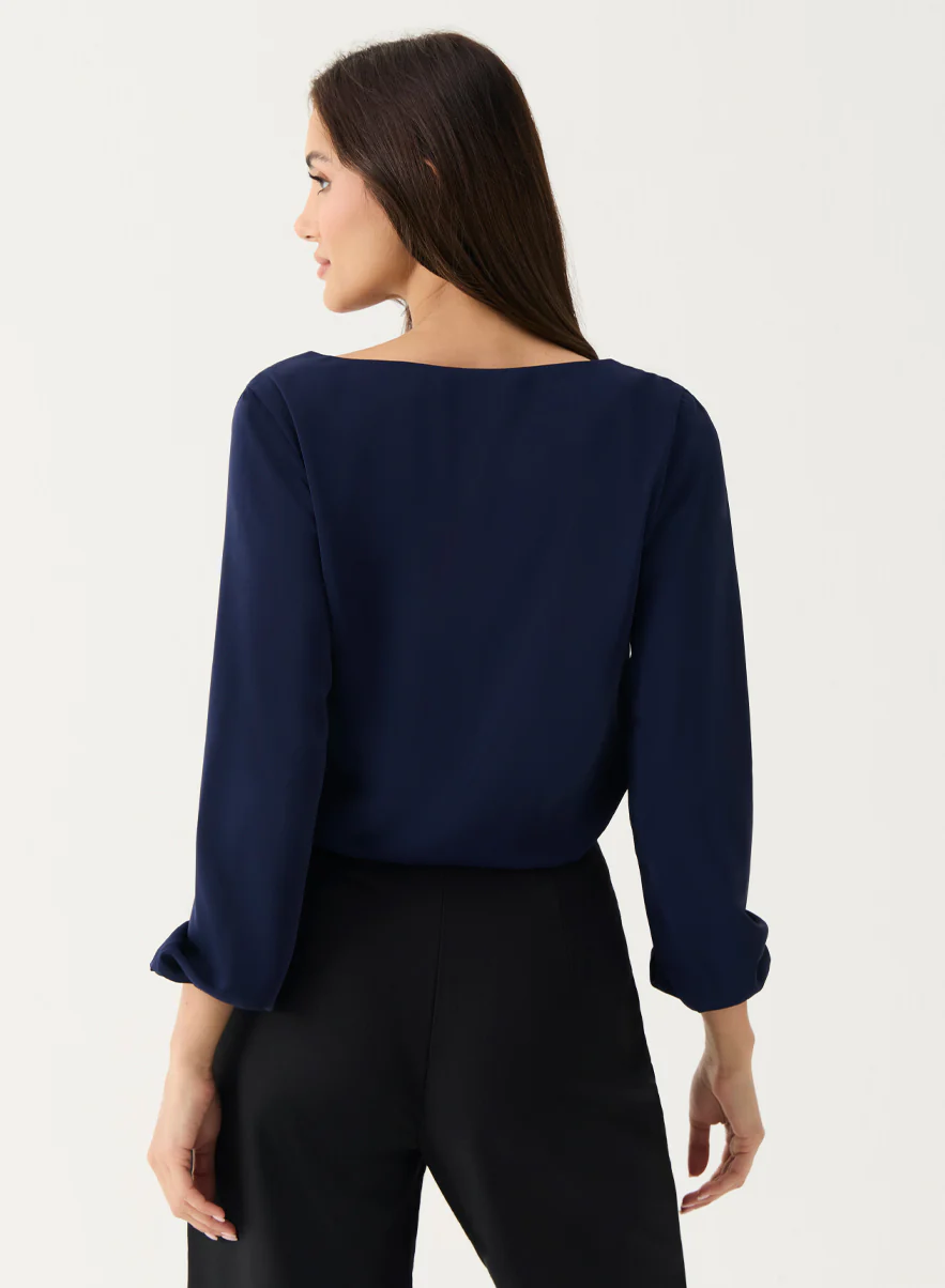 Front Buttoned Chiffon Top - Image 3