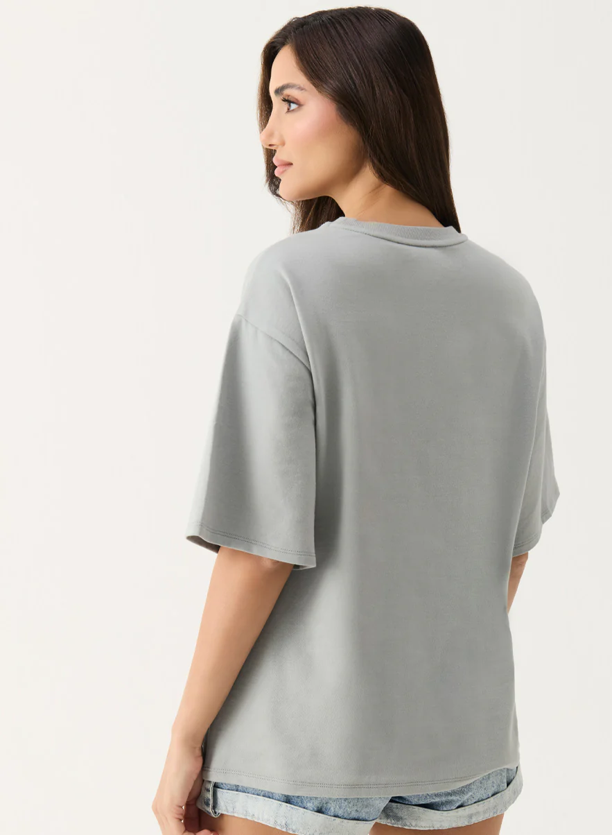 Grey Oversized T-shirt - Image 4
