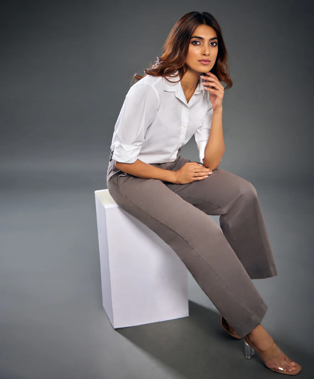 Grey Twill Formal Pant - Image 6