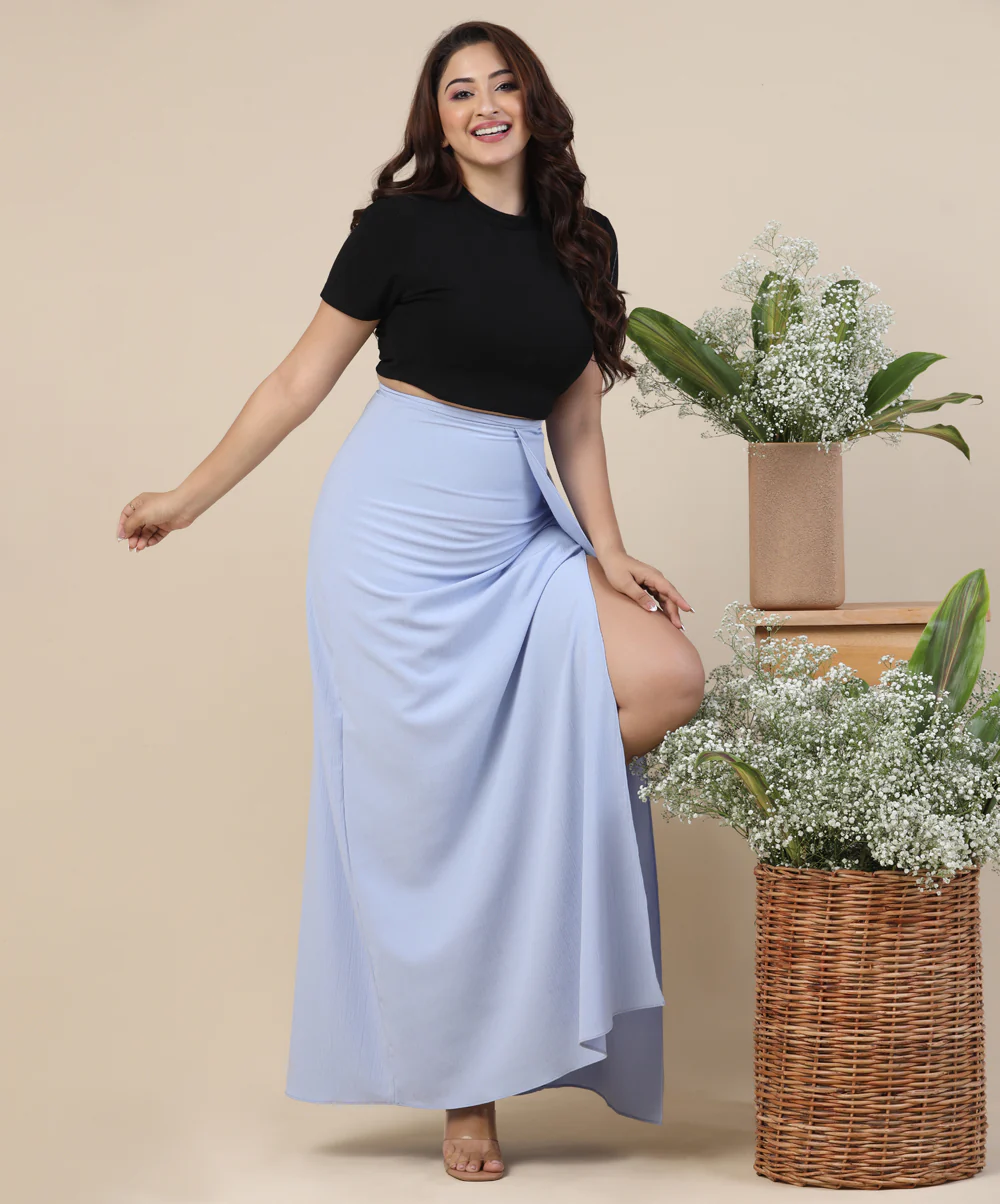 High Slit Lounge Wear Skirt - Image 2