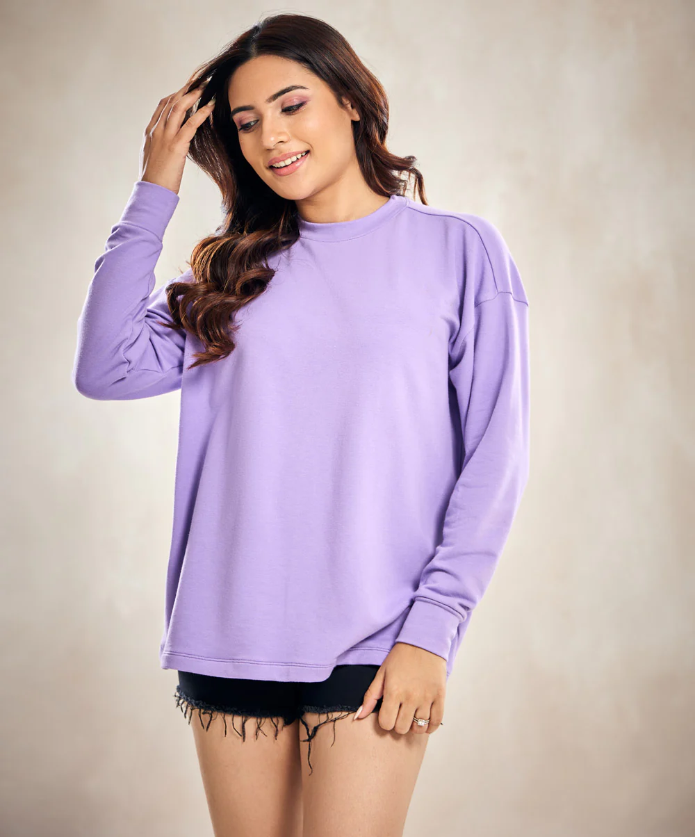 Lavender Comfort Color Long Sleeve T-Shirt - Image 2