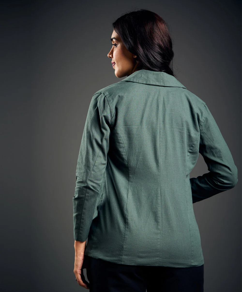 Linen Basic Formal Jacket - Image 3