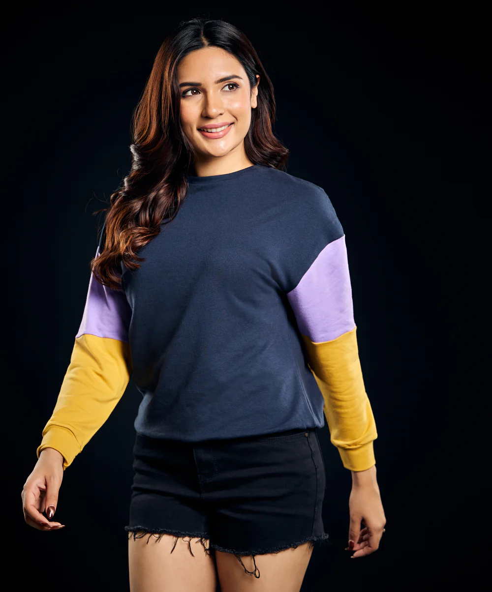 Long Sleeve Crew Neck Oversized Tshirt - Image 4