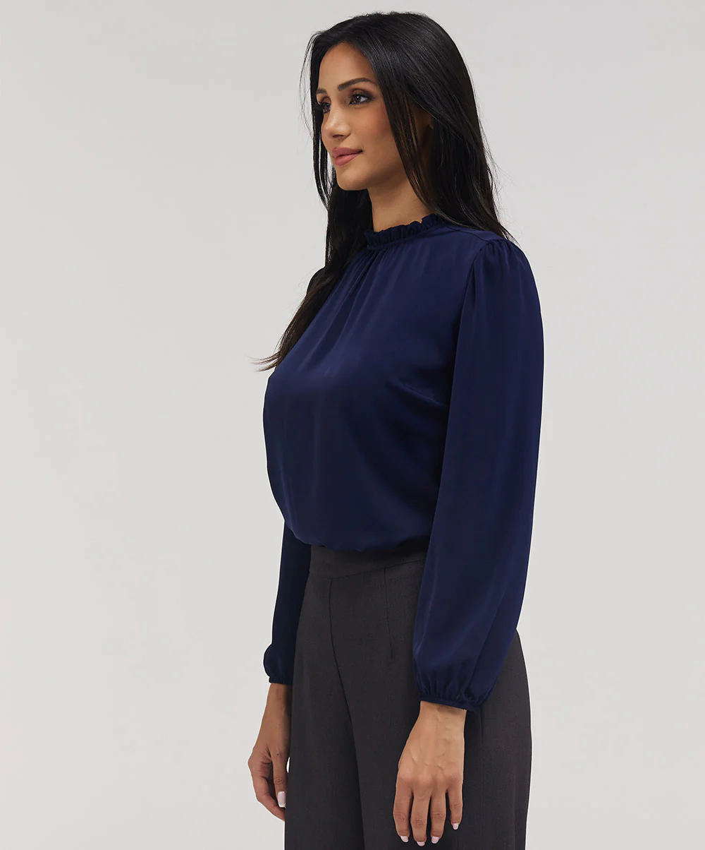 Long Sleeve Neck Detailed Top - Image 3