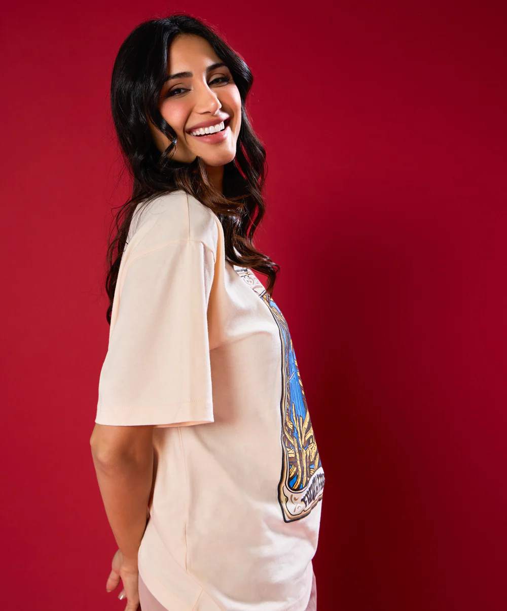 Love For French Fries Over Sized Tshirt - Image 3