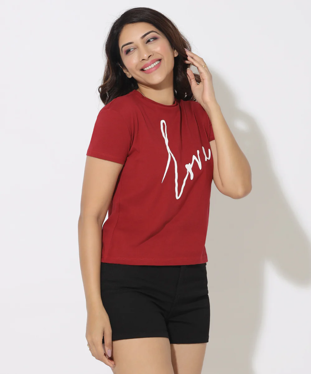 Love Printed Tshirt