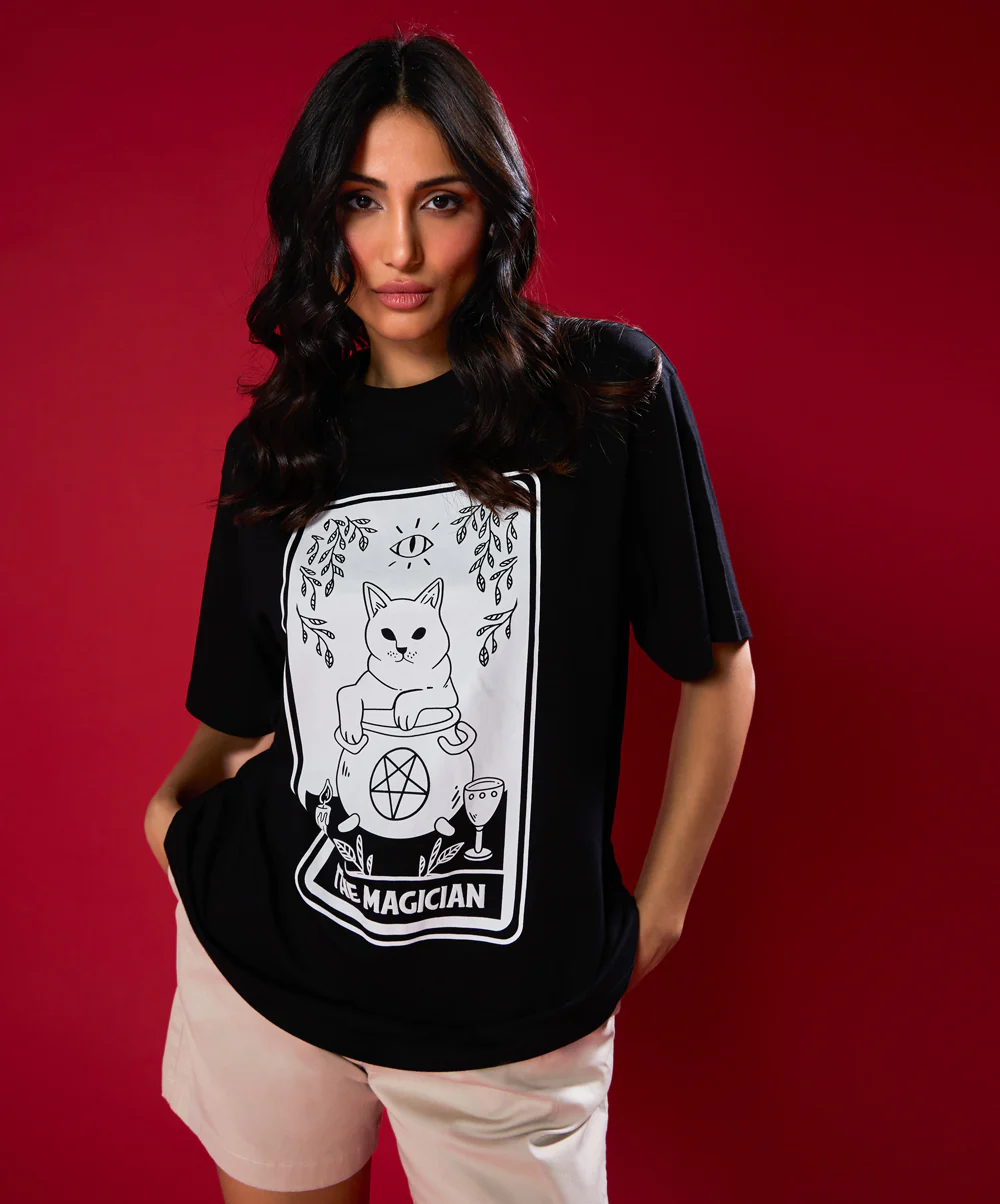 Magician Printed Oversized Tshirt - Image 3