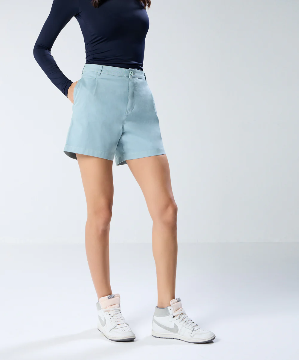 Mint Green Pleated Short - Image 6
