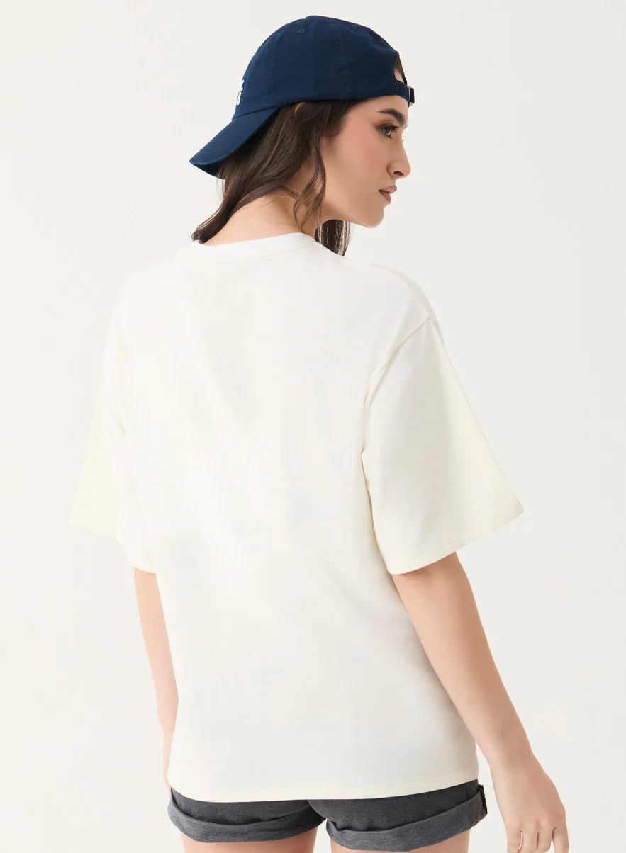 Orchid Printed Oversized T-shirt - Image 3