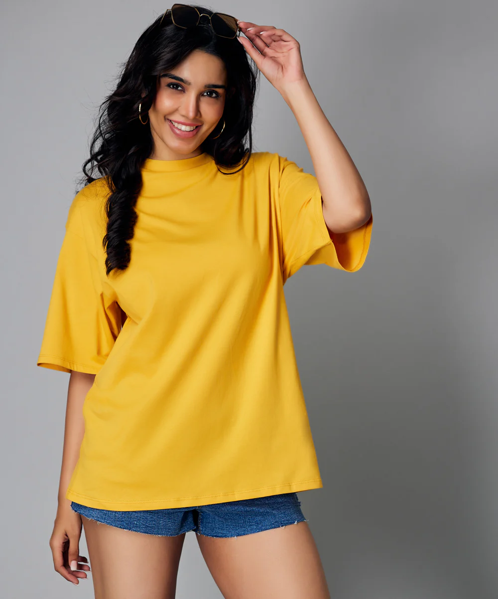 Oversize Mustard Tshirt - Image 5