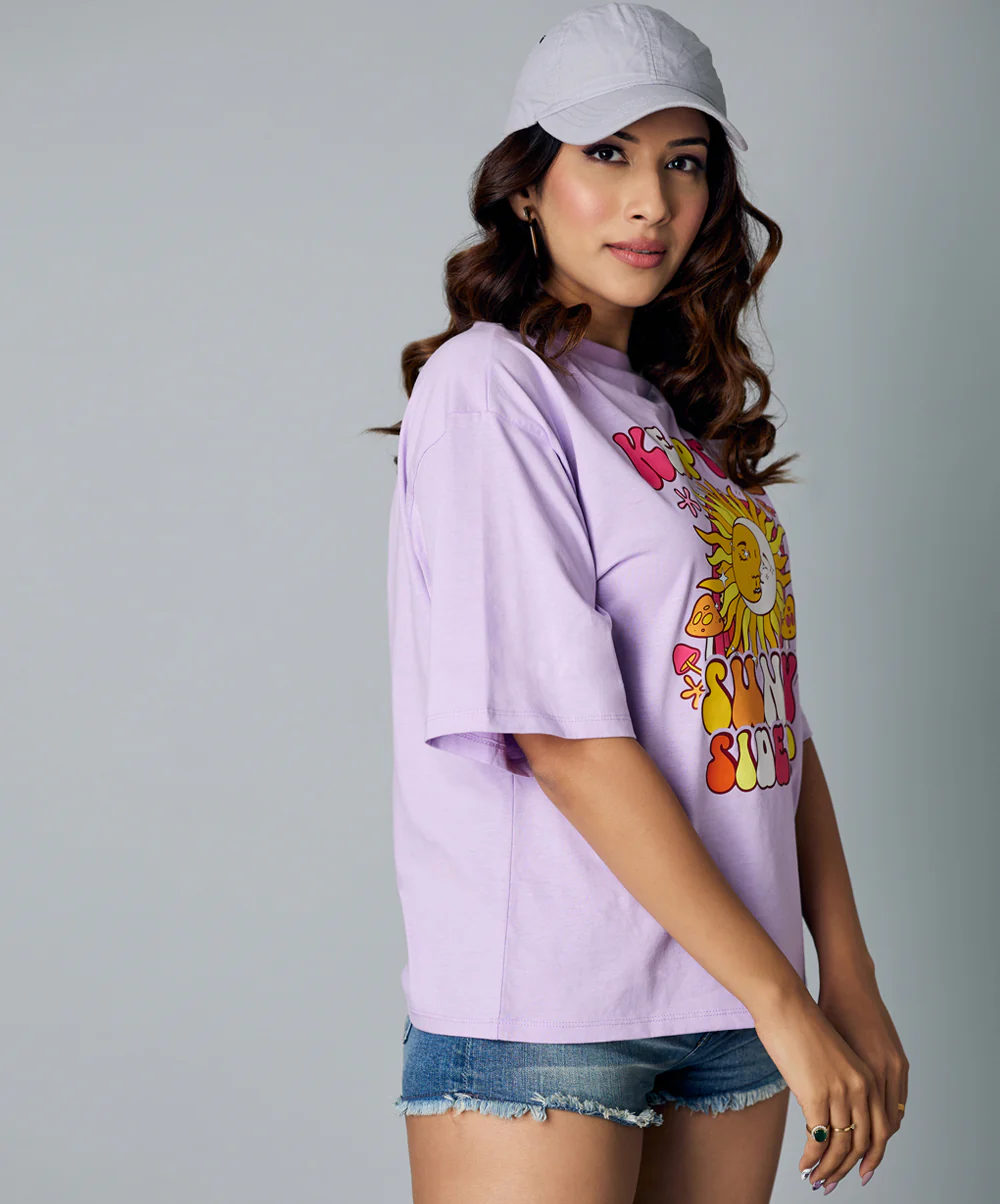 Oversize Purple Tshirt - Image 3