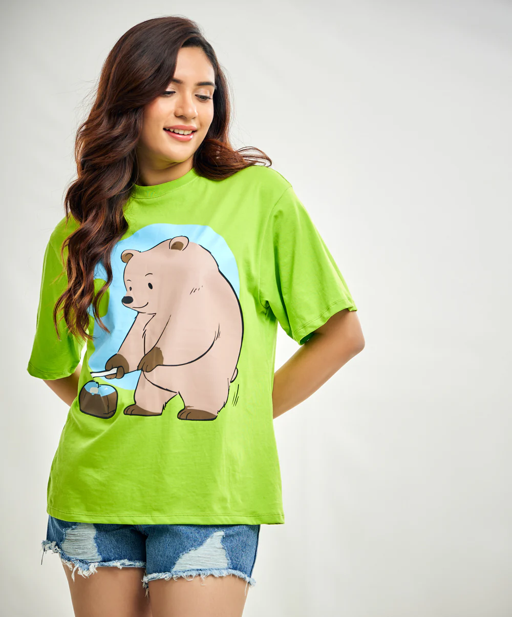 Oversized Green Tshirt - Image 2