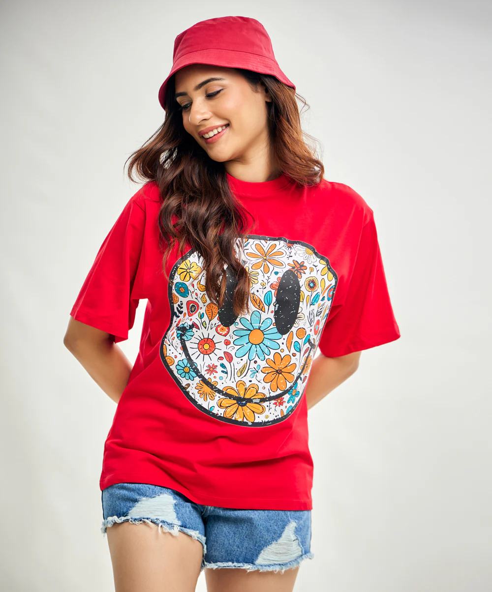Oversized Red Tshirt - Image 3