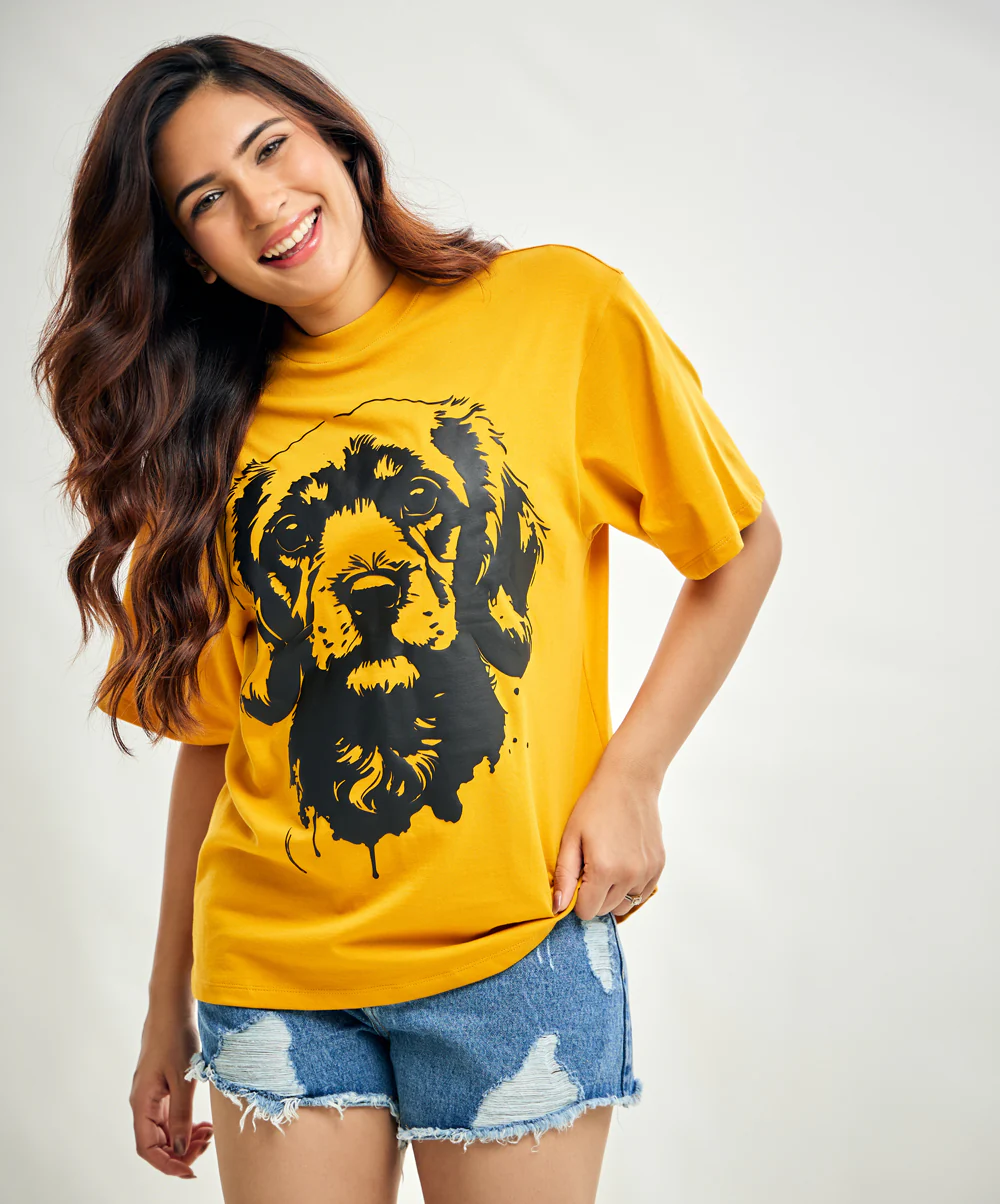 Oversized Yellow Tshirt - Image 2