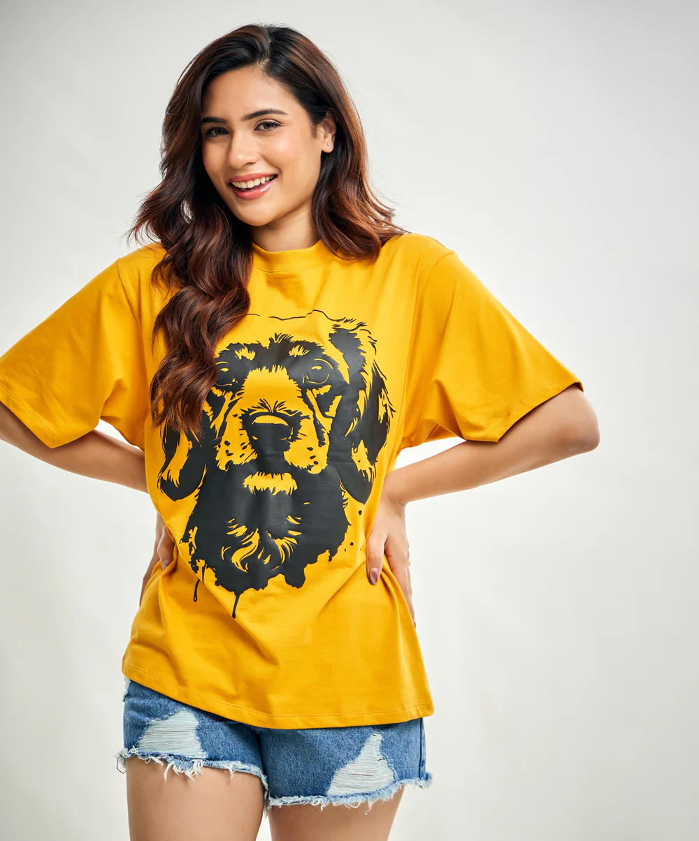Oversized Yellow Tshirt - Image 3