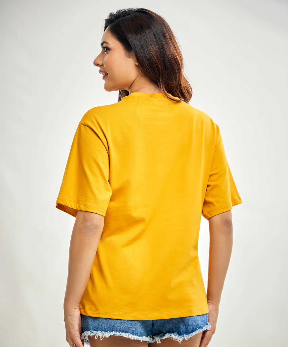 Oversized Yellow Tshirt - Image 4