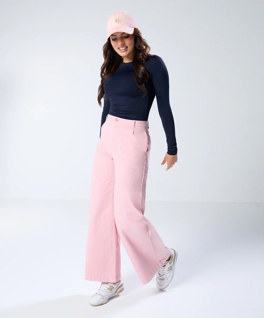 Pink Pleated Pant (Short length) - Image 2