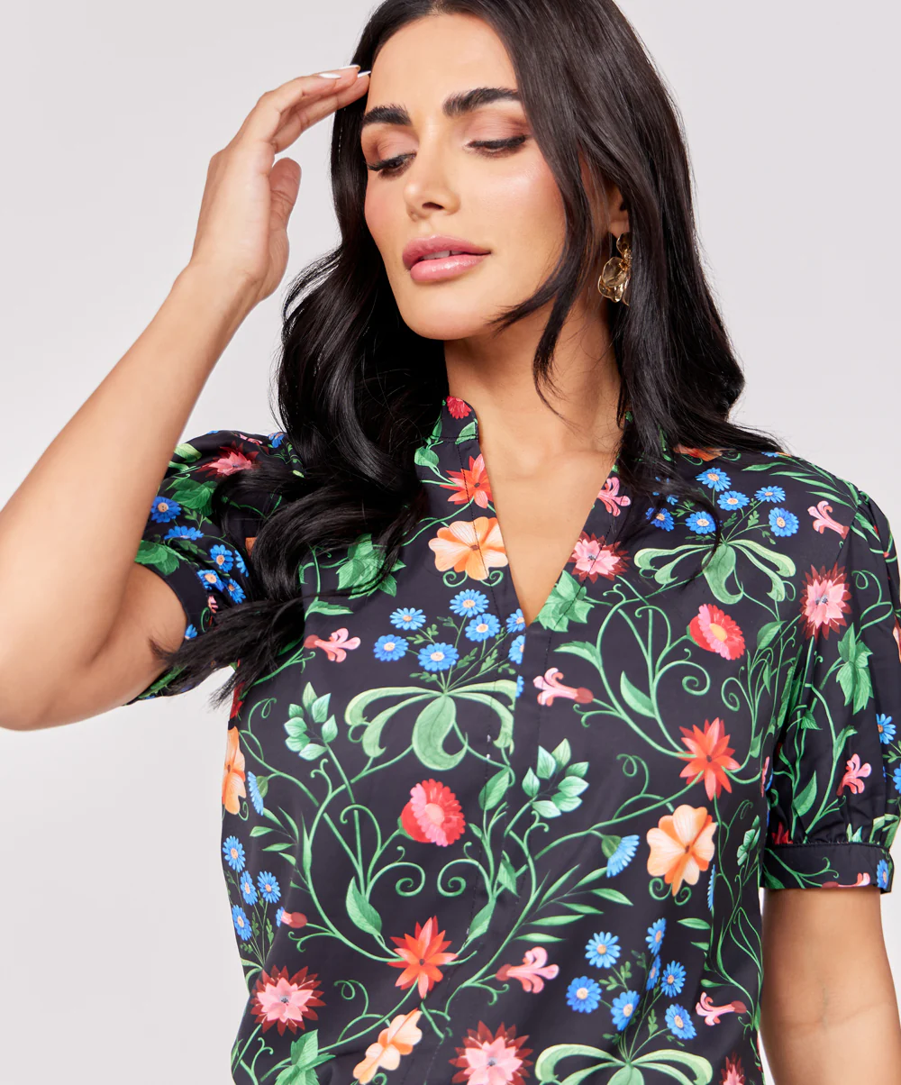 Short Sleeve Printed Top - Image 4