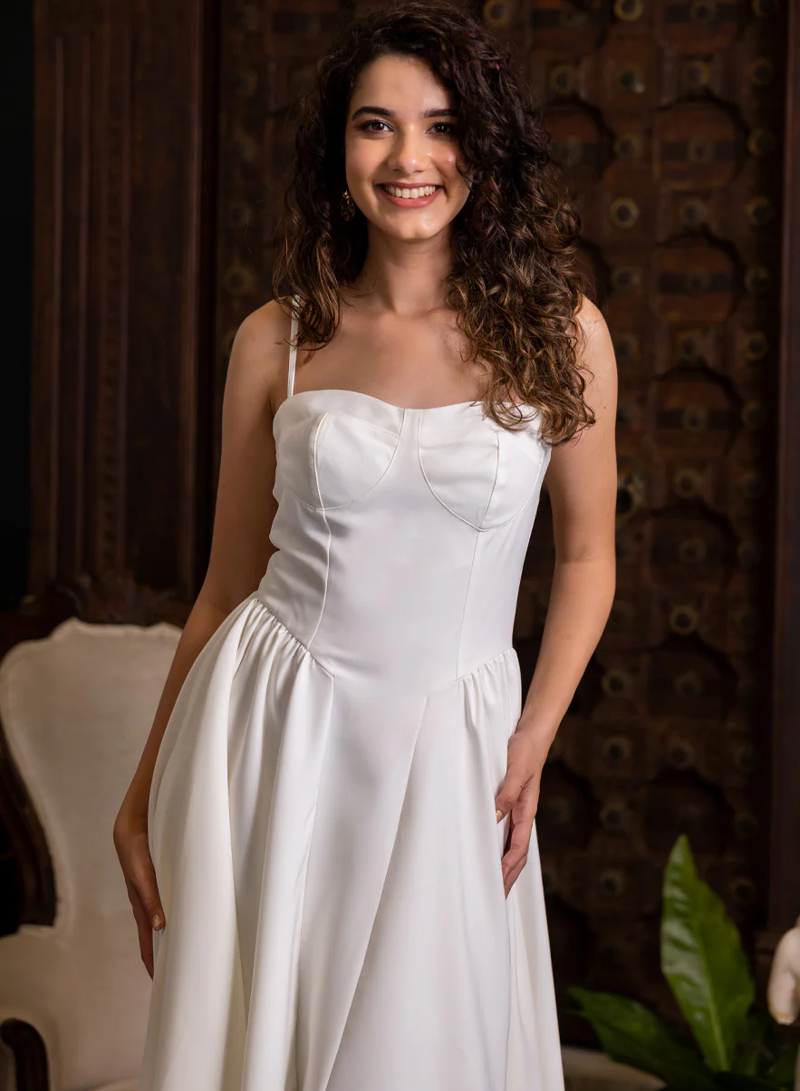 Side Detailed Dress - Image 4