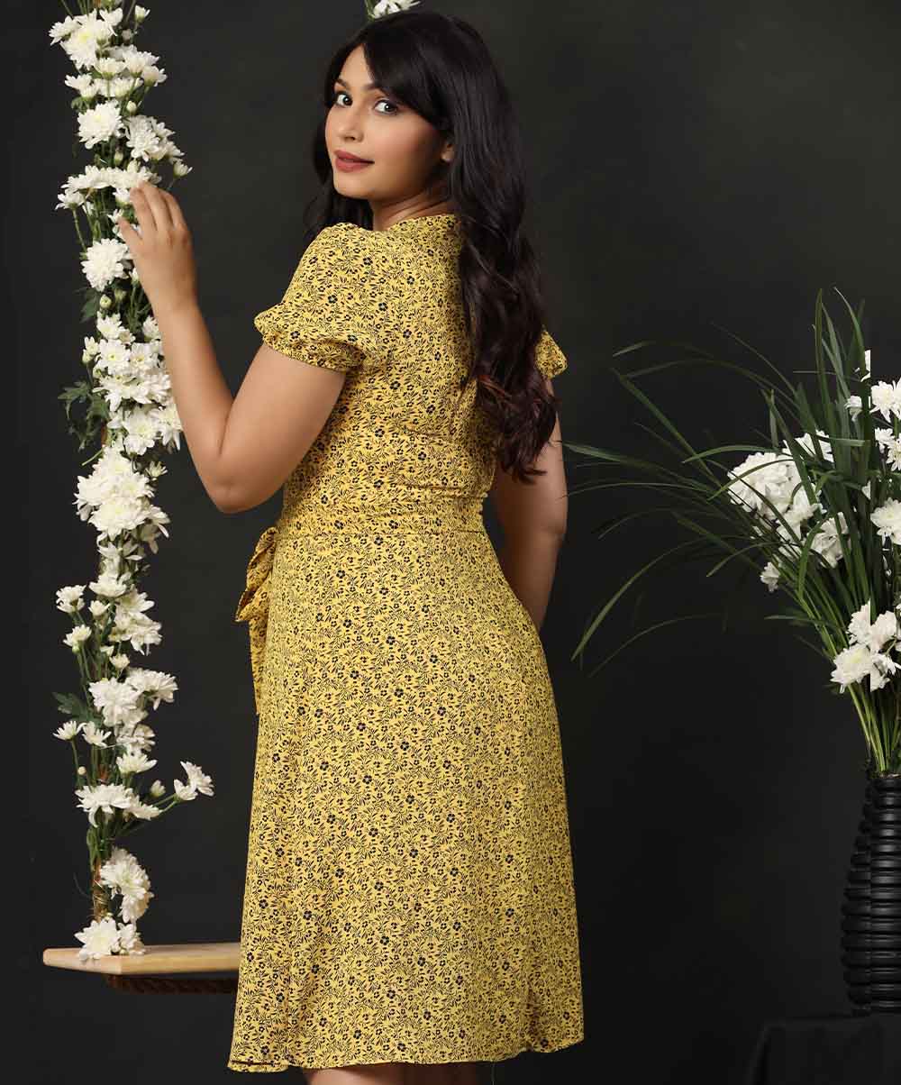Simple Styled Floral Dress - Image 2