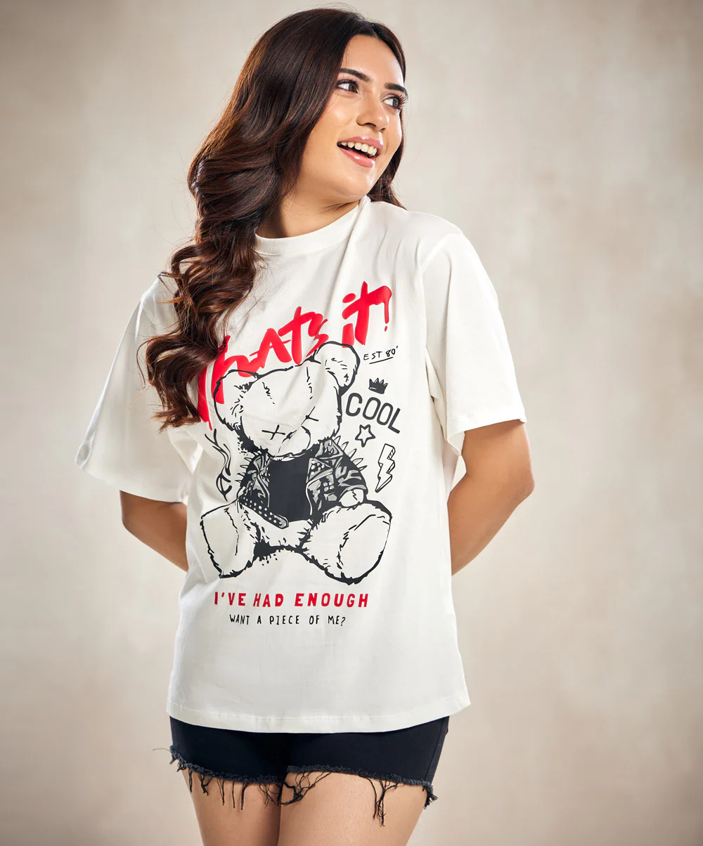Thats It Cool Bear White T-Shirt - Image 3