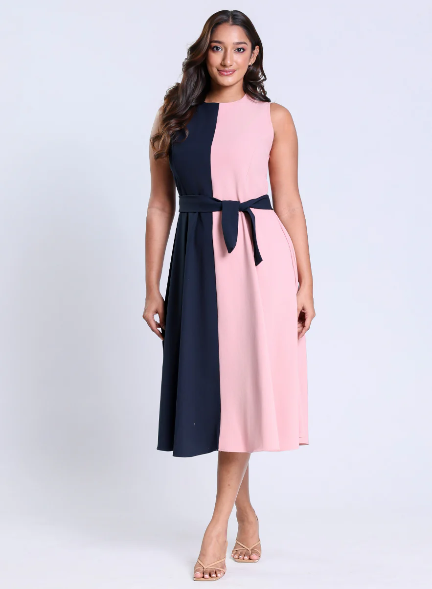 Two Tone Formal Dress - Image 3
